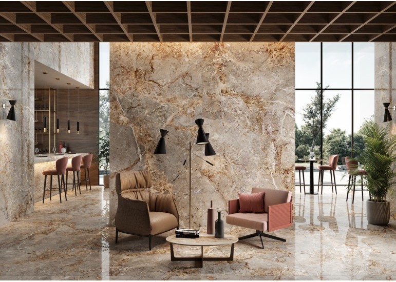 Carrelage effet marbre BRECCIA