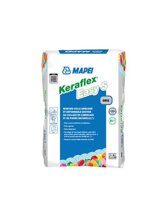 Colle carrelage en poudre KERAFLEX  EASY S GRIS          SAC 25 KG