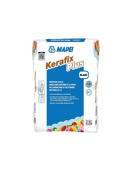 Mortier colle KERAFIX BLANC             SAC 25 KG