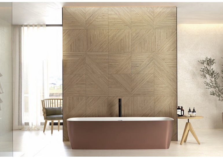 Carrelage effet bois GEOMETRIQUE