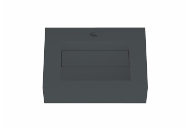 Lavabo suspendu design en résine minérale ARIELLE 2