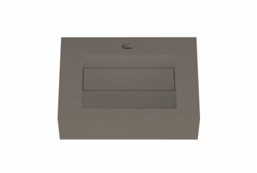 Lavabo suspendu design en résine minérale ARIELLE 2