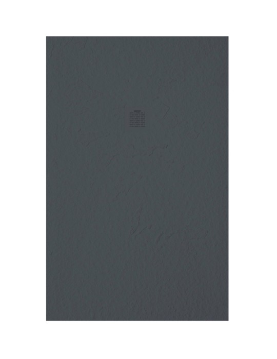 Receveur de douche extra plat en résine surface ardoisée SILEX