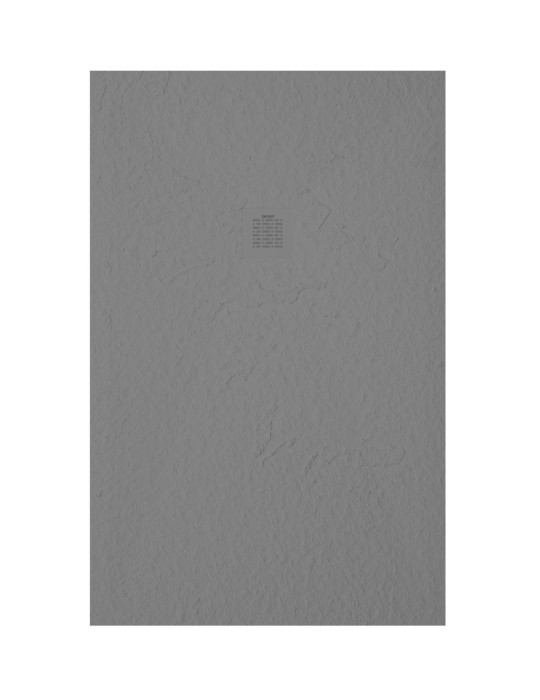 Receveur de douche extra plat en résine surface ardoisée SILEX