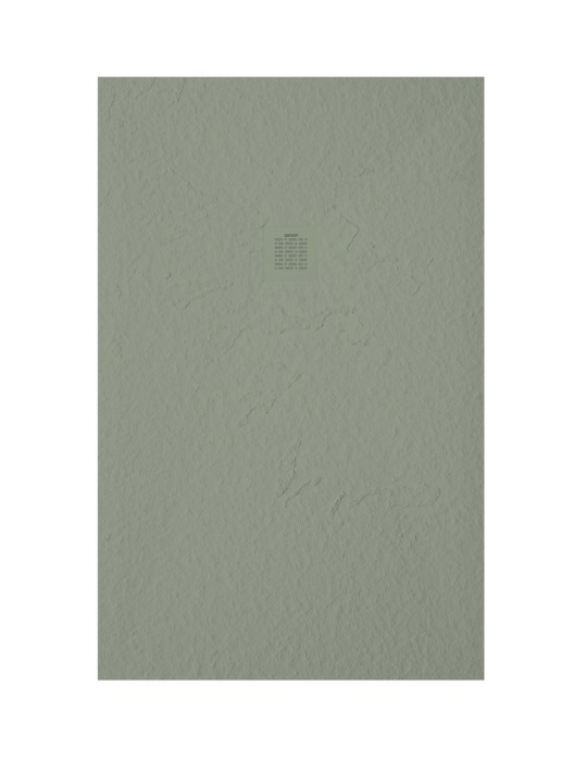 Receveur de douche extra plat en résine surface ardoisée SILEX