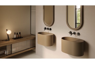 Lavabo mural compact DANIA