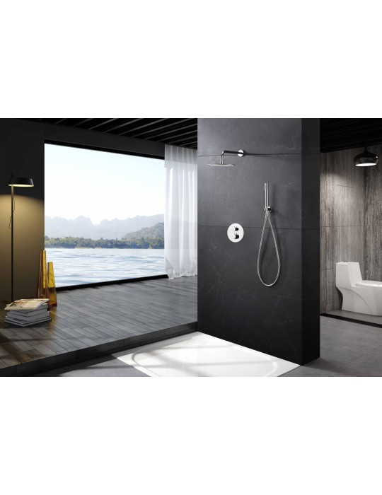 Ensemble de douche thermostatique encastré Monza
