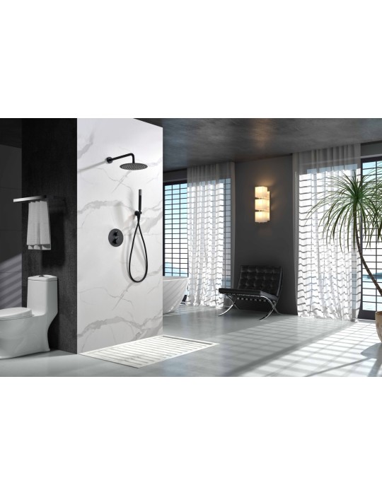 Ensemble de douche thermostatique encastré Monza