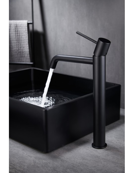 Monocommande lavabo bec haut Monza